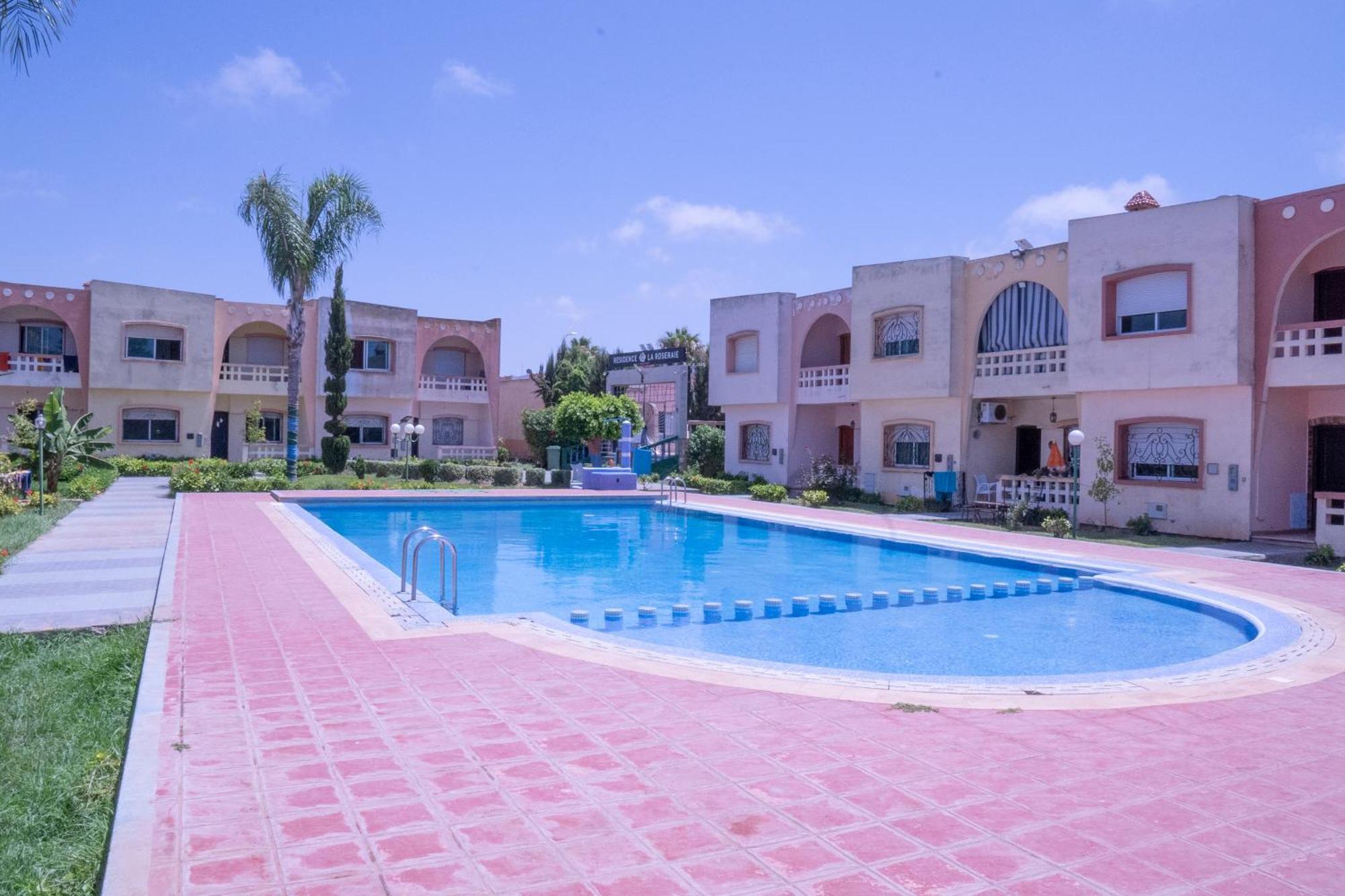Duplex La Roseraie A 2Min De La Plage 2 Piscines Sidi Bouzid Exterior foto